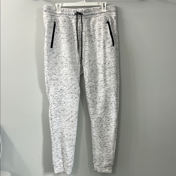 Brooklyn Cloth Men’s White & Black Speckled Sweat Pant Jogger Larger - Picture 4 of 9